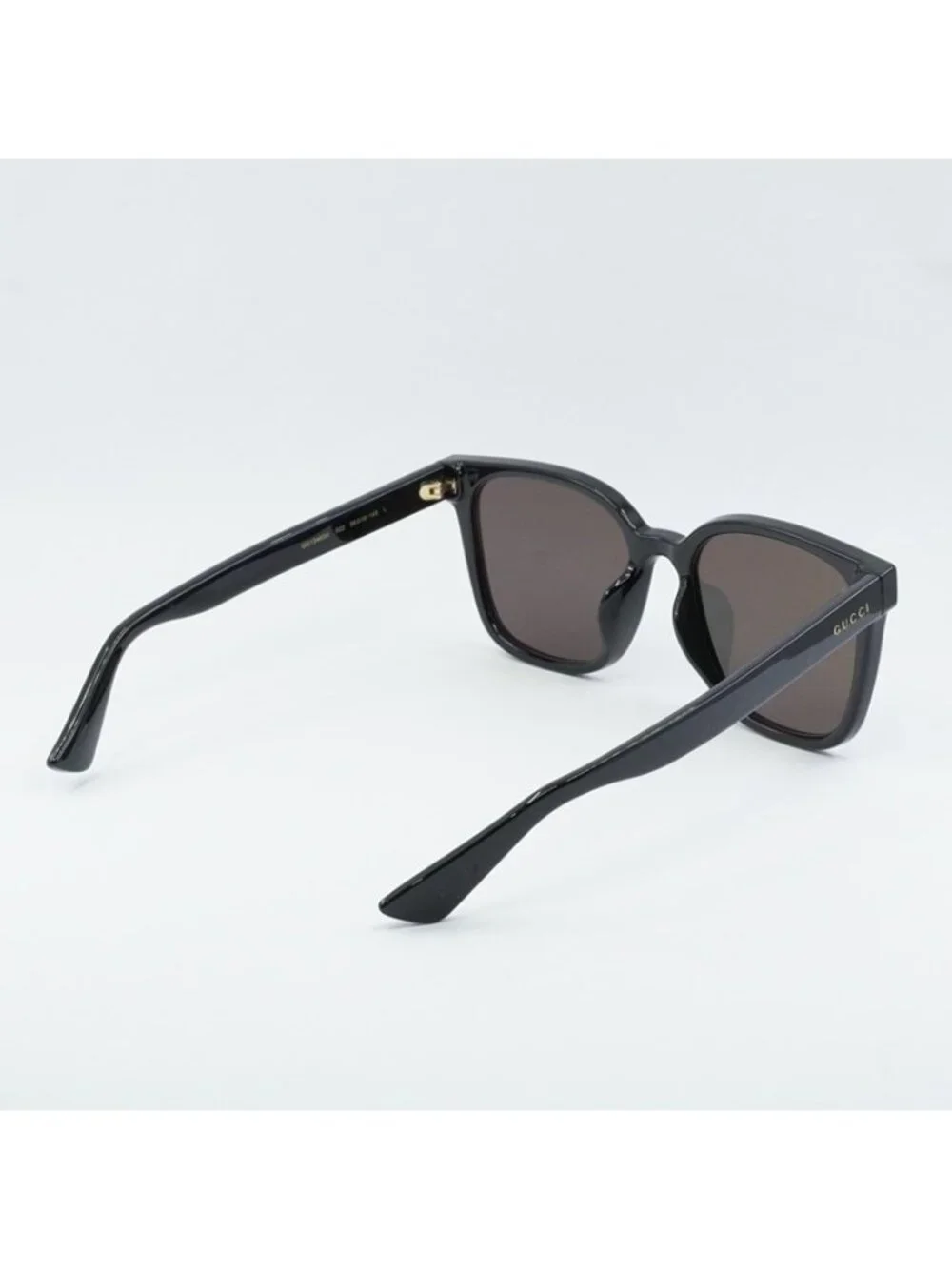 Gucci GG1346SK 002 Sunglasses Black Square Frame, Brown Polarized Lenses